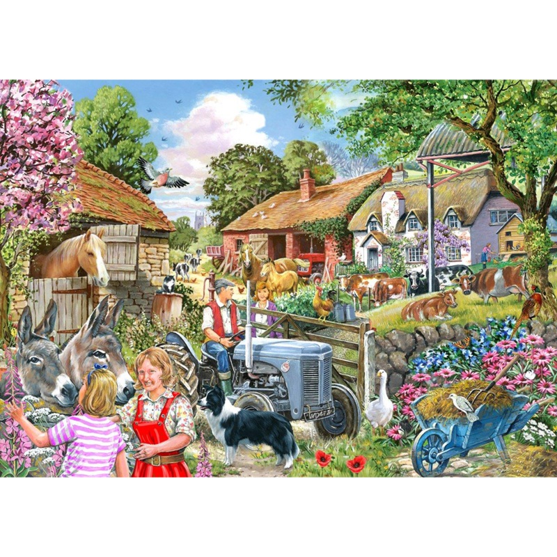 At The Farm Gate  BIG 500 Piece Jigsaw Puzzle