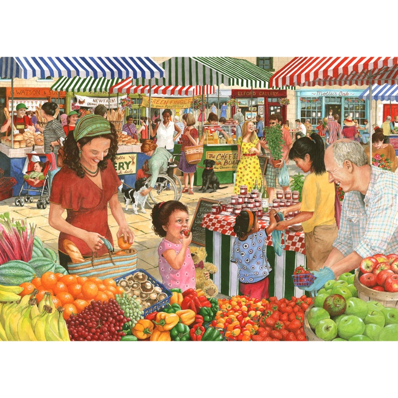 Farmers Market  1000 Piece Jigsaw Puzzle