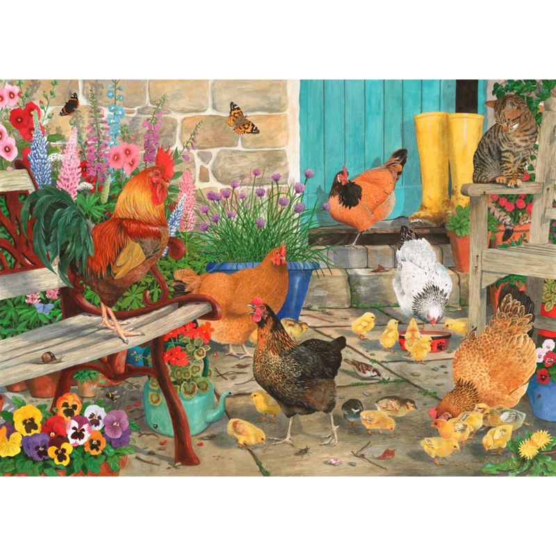 Hen Pecked  1000 Piece Jigsaw Puzzle