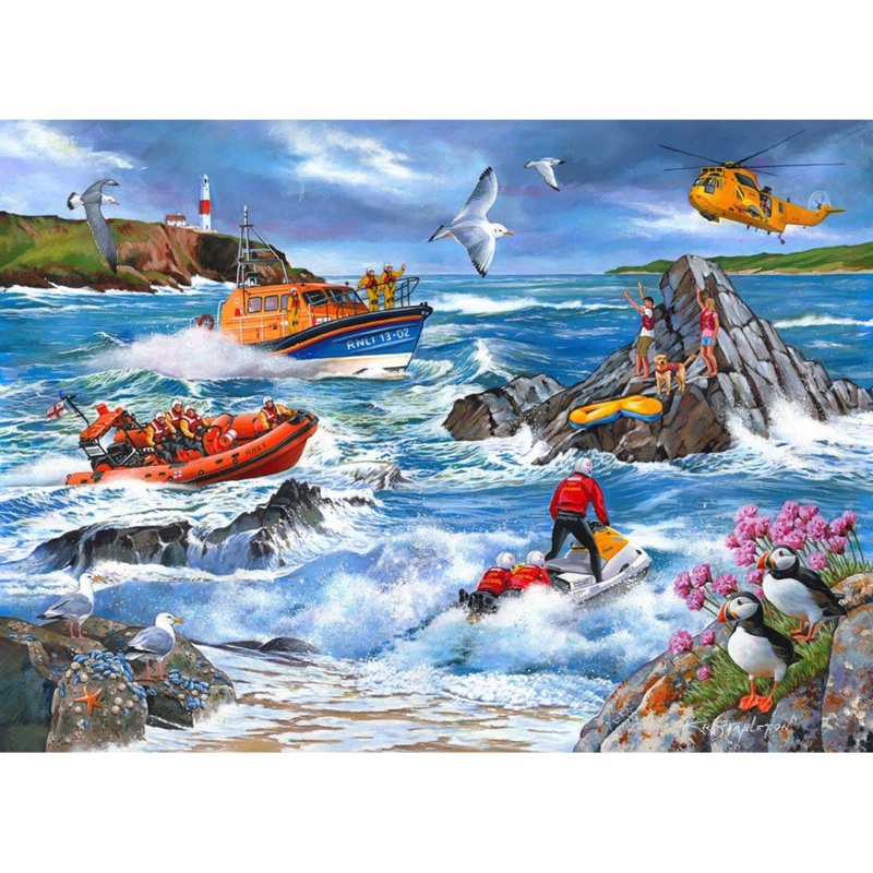 Against The Tide  1000 Piece Jigsaw Puzzle
