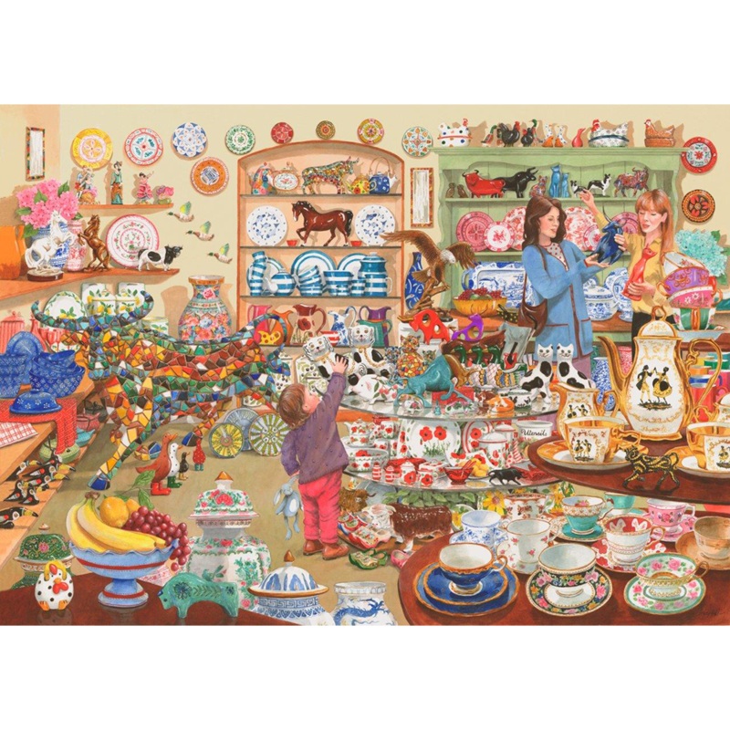 Bulls In A China Shop  1000 Piece Jigsaw Puzzle