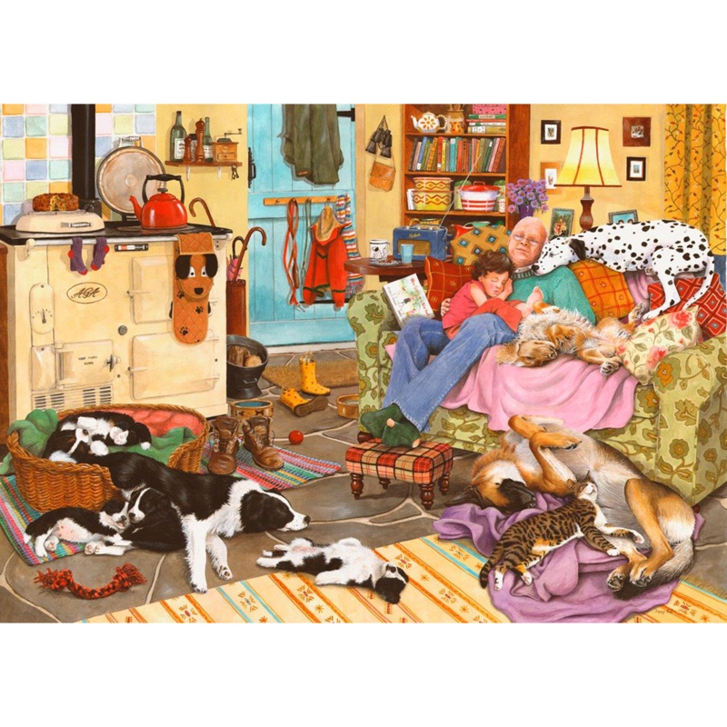 Dog Tired  1000 Piece Jigsaw Puzzle