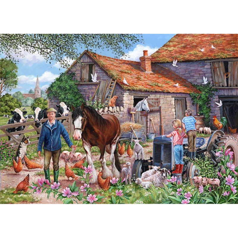 MacDonalds Farm  BIG 500 Piece Jigsaw Puzzle