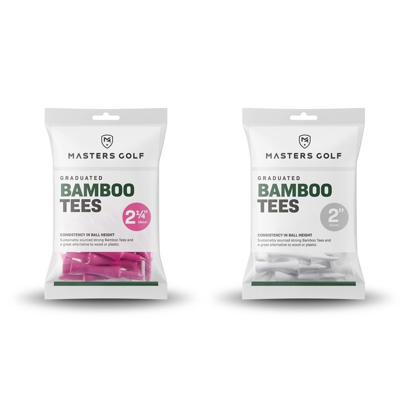 Masters Bamboo Graduated Tees (Bag of 20)