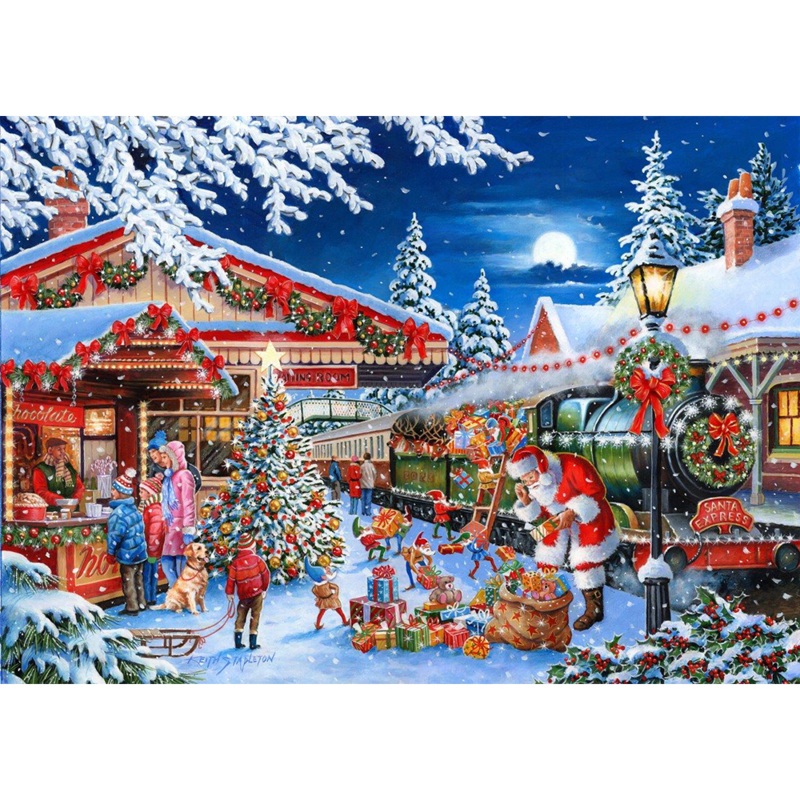 No.18  Santas Express  500 Piece Jigsaw Puzzle