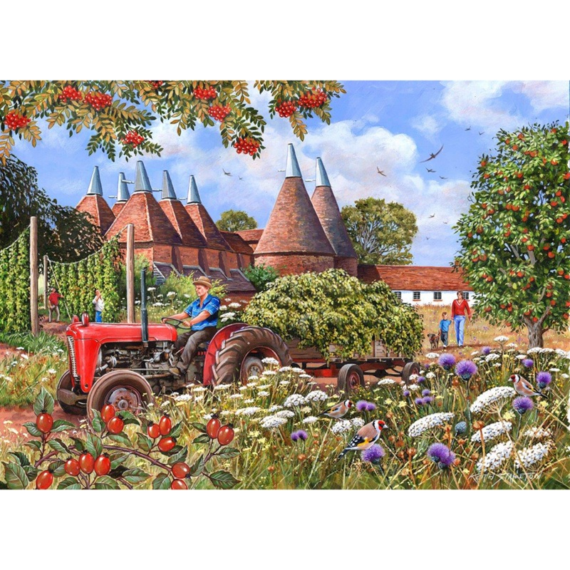 Oast Houses  BIG 500 Piece Jigsaw Puzzle