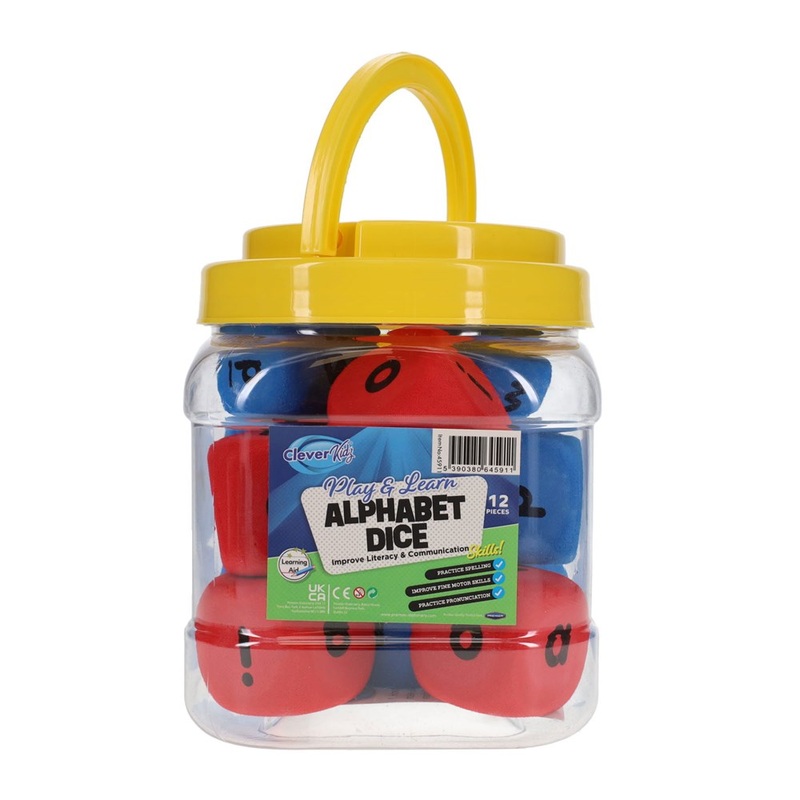 Alphabet Dice Tub of 12