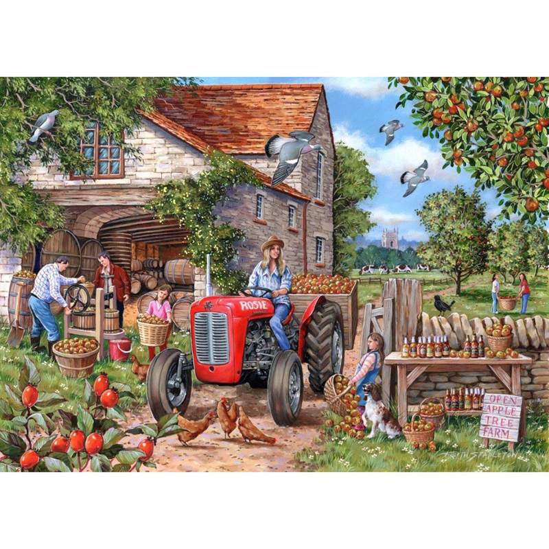 Cider & Rosie  BIG 500 Piece Jigsaw Puzzle