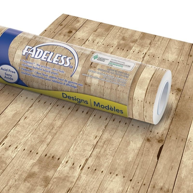 Fadeless Display Rolls 1.2m x 3.7m Wood Weathered