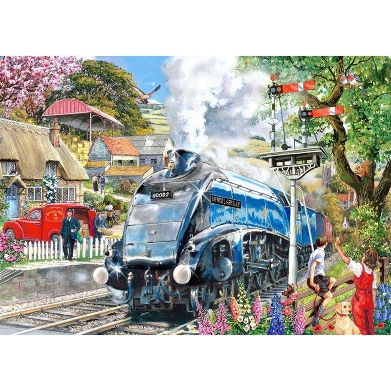 Knight Train  BIG 500 Piece Jigsaw Puzzle