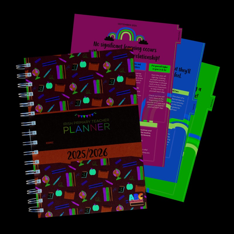 Irish Primary Teacher Planner 2025/2026- School Stationery