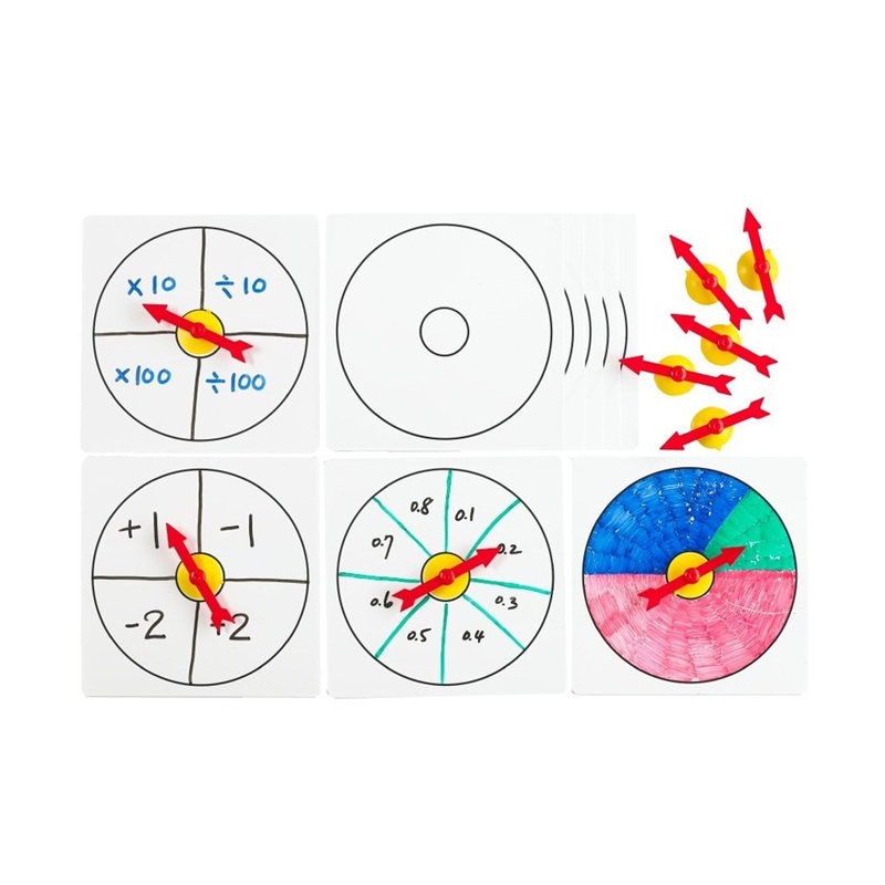 **10 Suction Spinners and Whiteboards