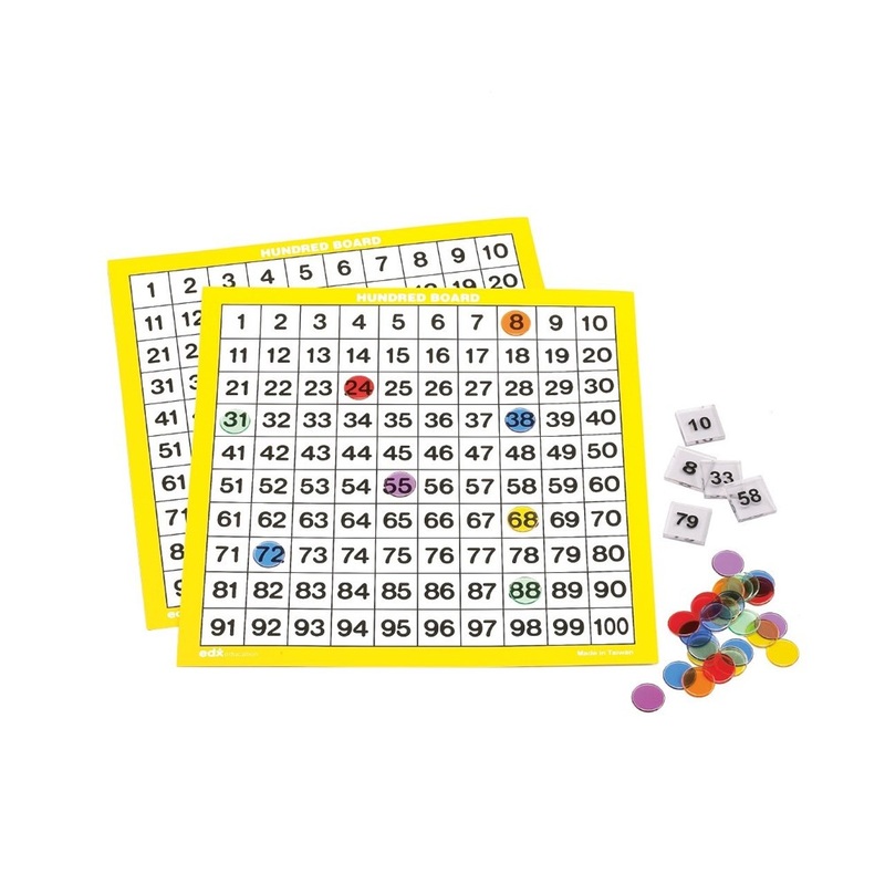 **Laminated Hundred Boards Set of 10