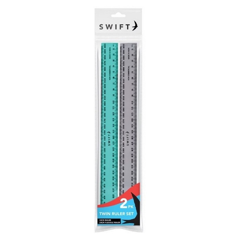 Swift 30cm Ruler Set of 2