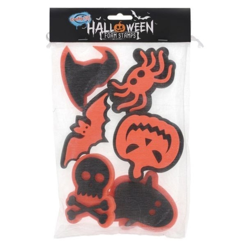 **Halloween Foam Stamps Pack of 6