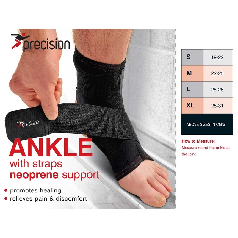 Precision Neoprene Ankle with Strap Support