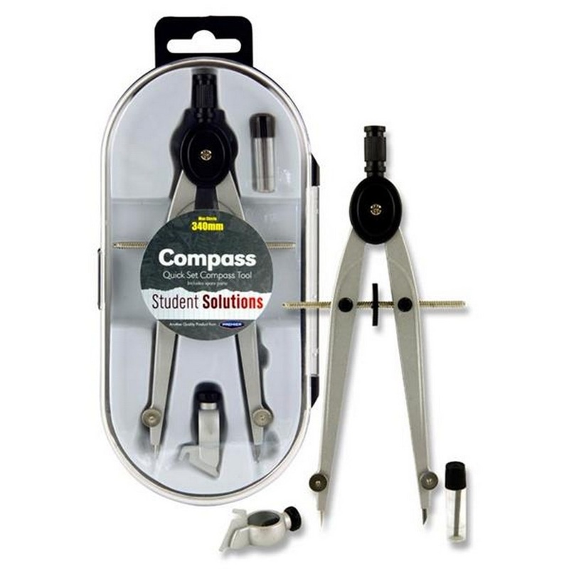Student Solutions 340mm Circle Quick Set Compass