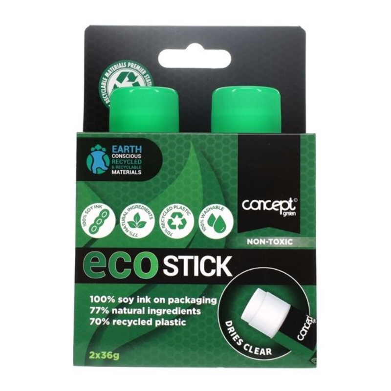 Concept Green Eco Glue Stick 2 X 36G