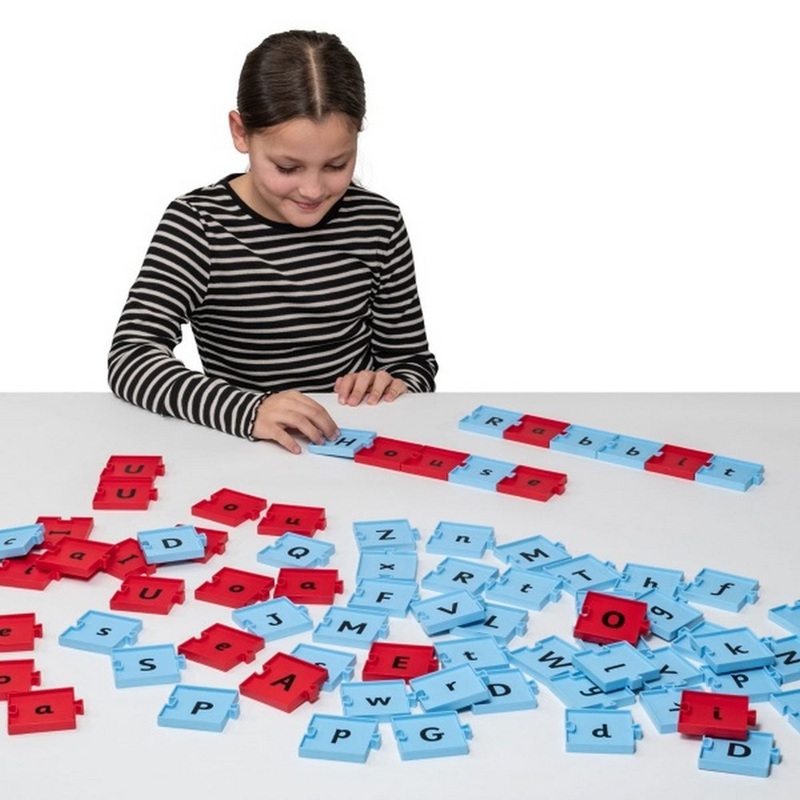 Connecting Word Building Tiles