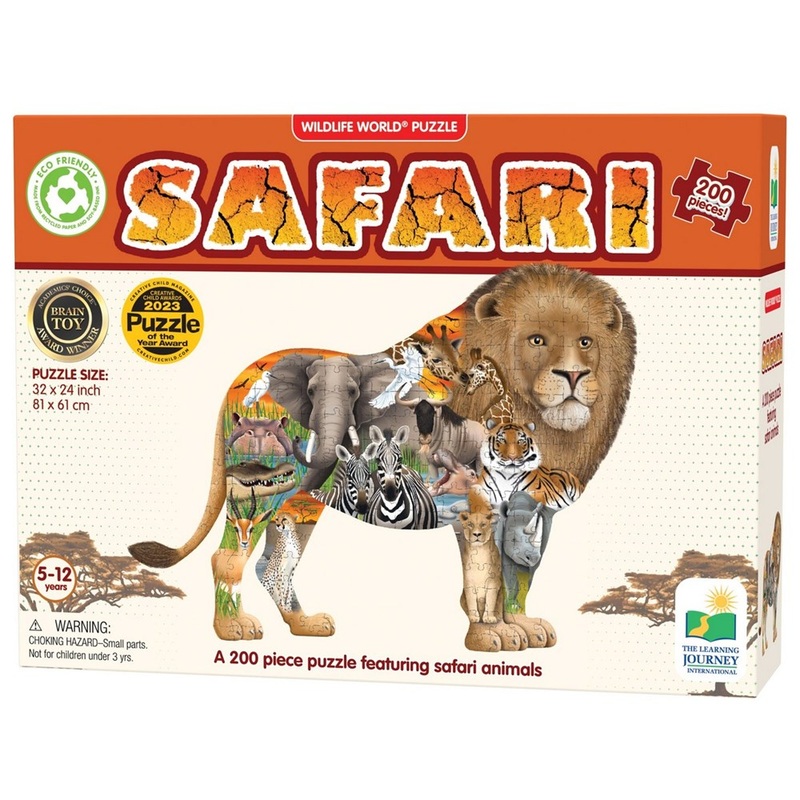 Wildlife World Safari Puzzle 200 Pieces