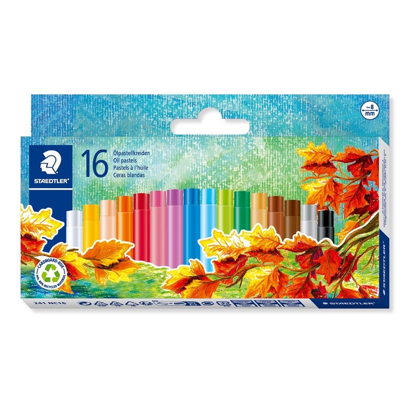 Staedtler Noris Oil Pastel Crayons 241 Box of 16