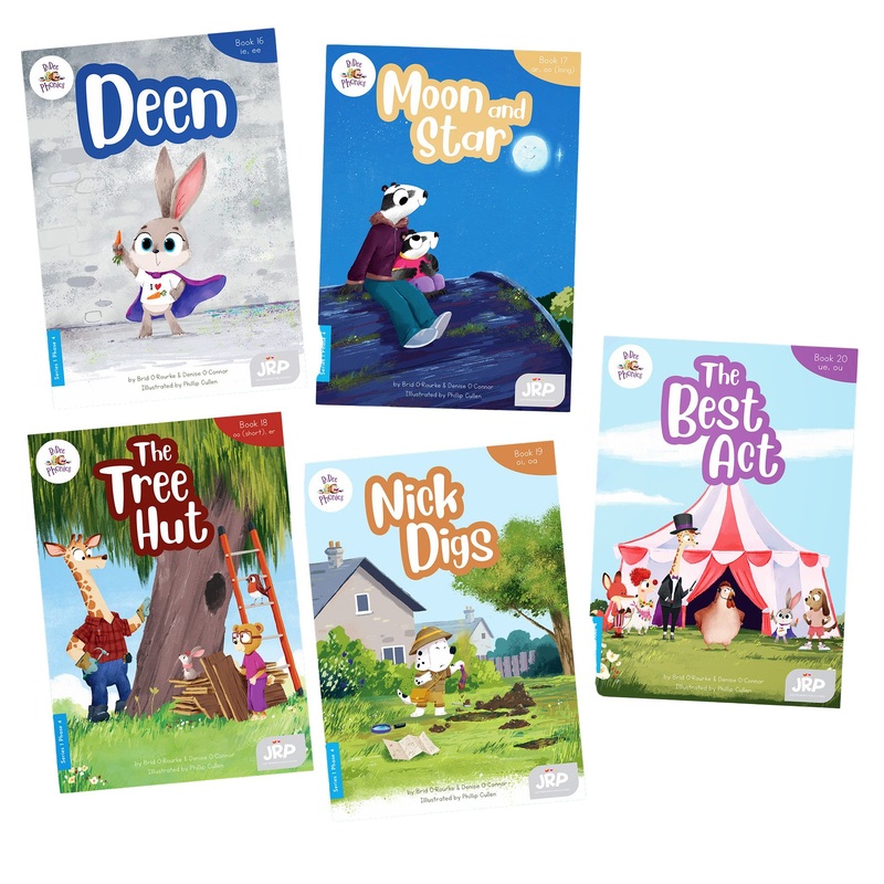 BiDee Phonics Decodable Readers Series 1 Phase 4