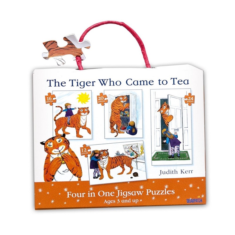 The Tiger Who Came To Tea  4 in 1 Puzzle