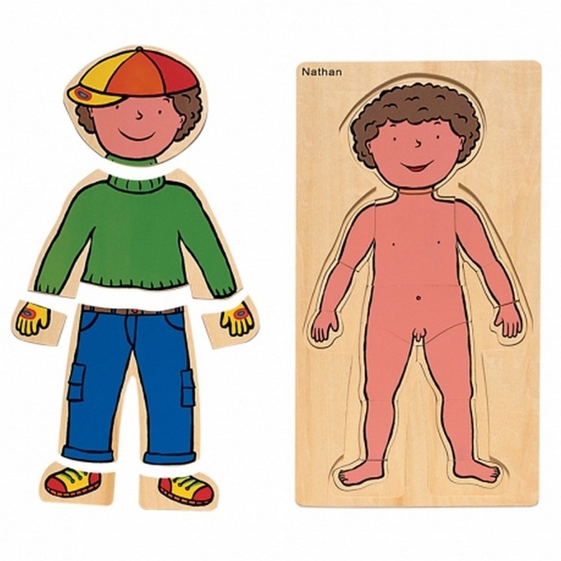 Body Discovery Puzzles  Boy