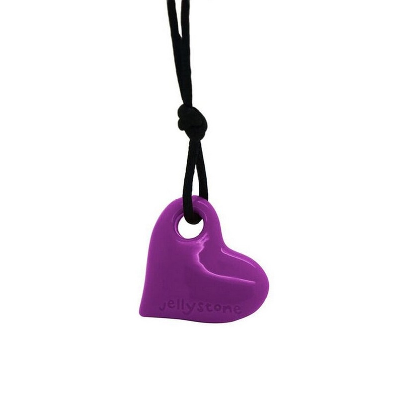 Heart Pendant  Purple Grape