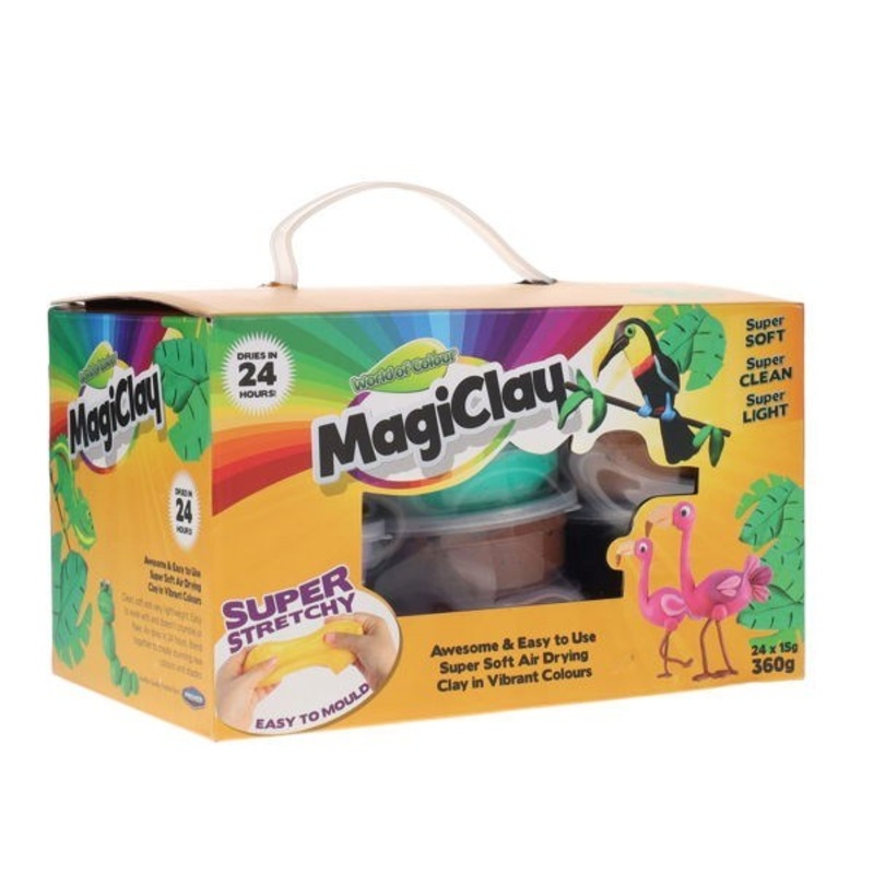 Super Stretchy Magic Clay 24 x 15g Tubs