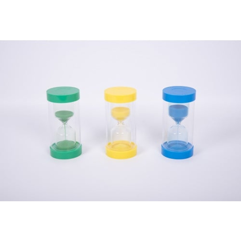 Tickit ColourBright Large Sand Timer Value Set of 3 (1, 3 & 5 minute)