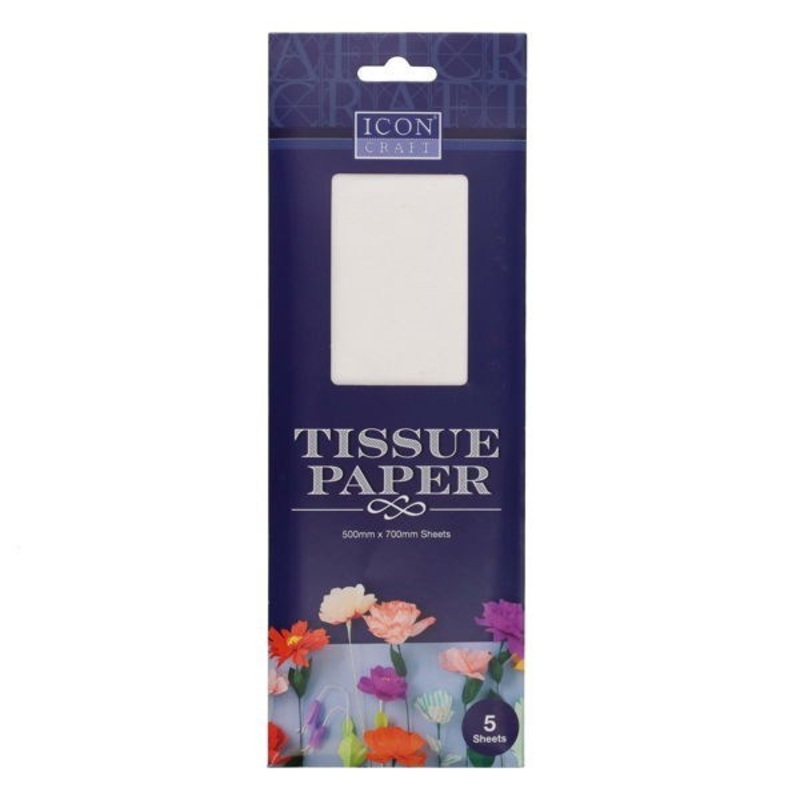 Tissue Paper  White Pack of 5