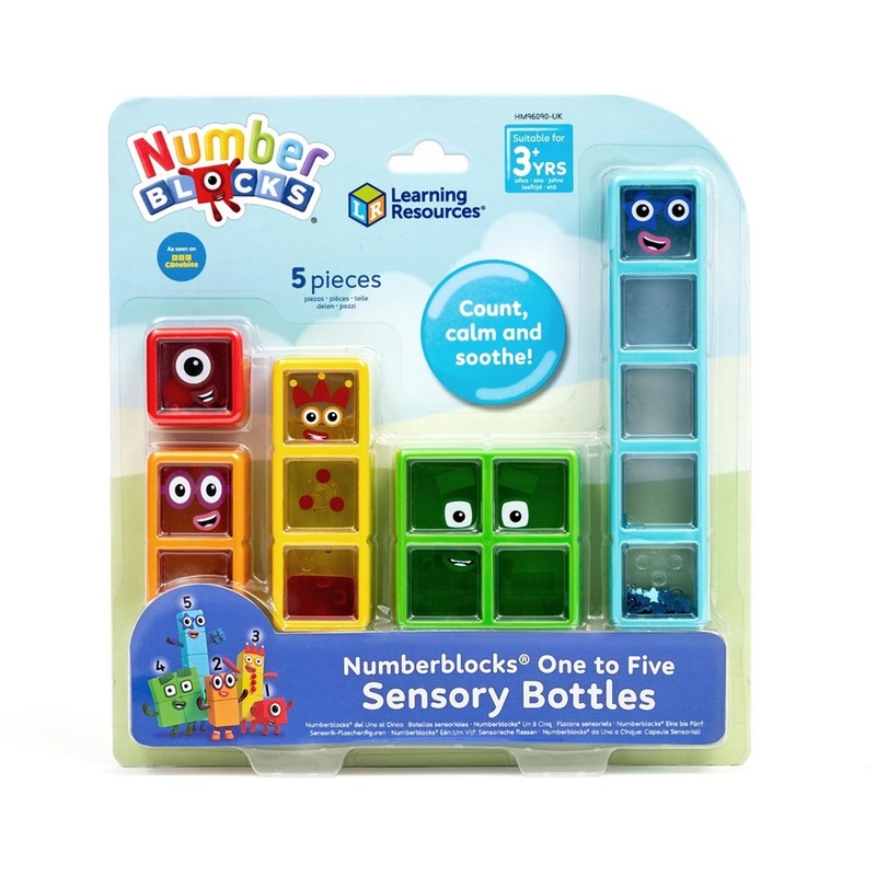 Numberblocks 1-5 Sensory Tubes