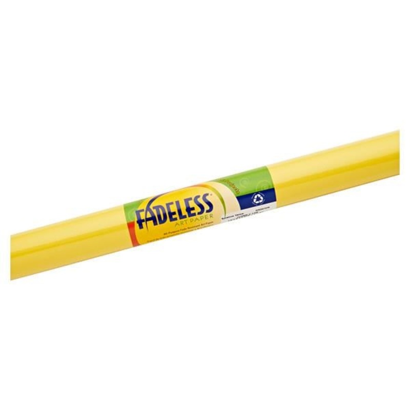 Fadeless Display Rolls Sunshine Yellow 15m