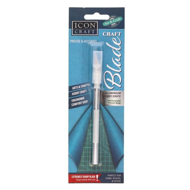 Icon Craft 41mm Aluminium Hobby Knife With Interchangeable Blade