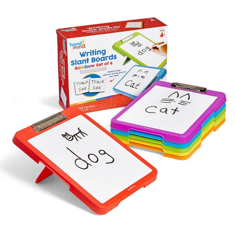 Rainbow Writing Slant Boards Set of 6
