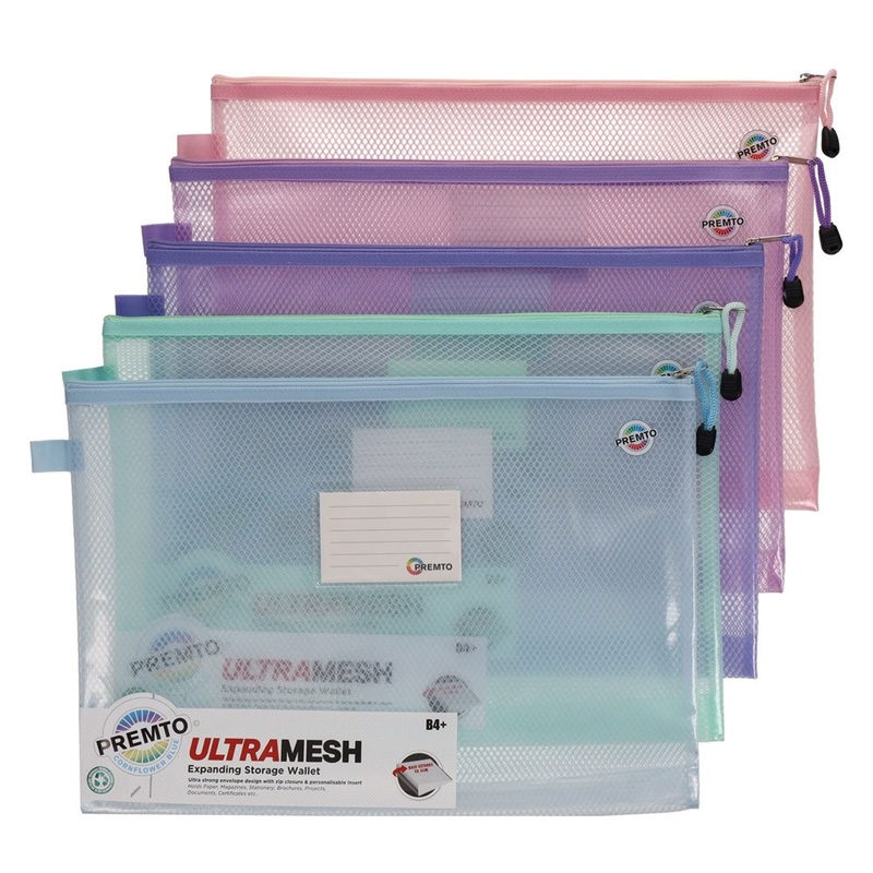 B4+ Ultramesh Expanding Pastel Storage Wallet