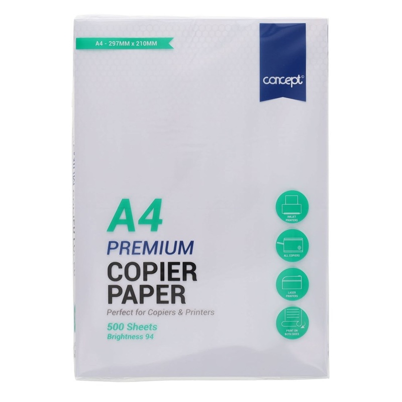 Concept Copier Paper A4 75g  Pack of 5 Reams of 500 Sheets each