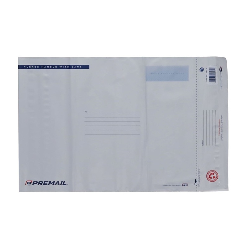 Extra Strong 240x320mm Polythene Envelope Pack of 50