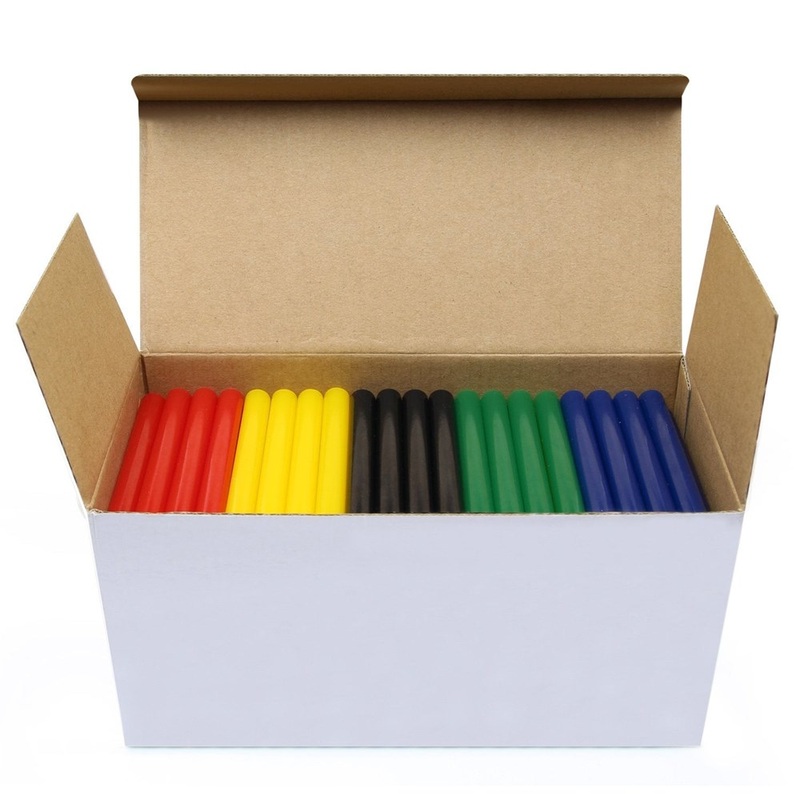 Texet Mixed Colour Glue Sticks Box of 200