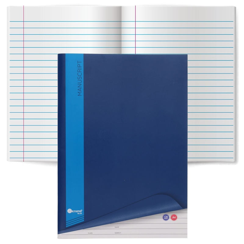 Ormond Blue A4 120pg Manuscript Copy