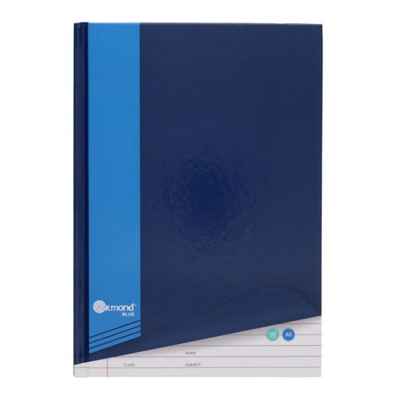 Ormond Blue A5 160pg Hardcover Notebook