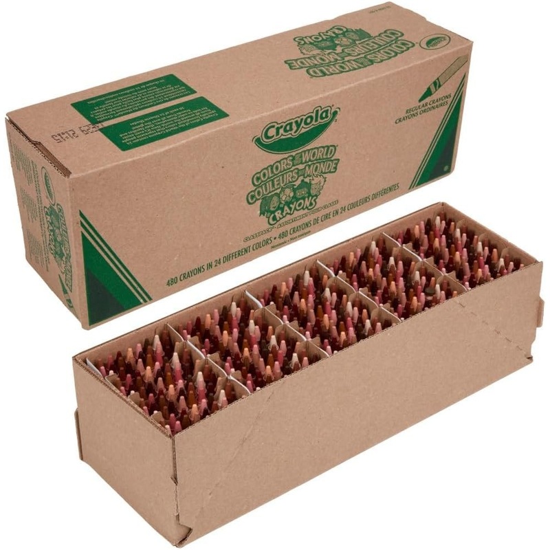 Crayola Colours of the World Classpack of 480 Crayons