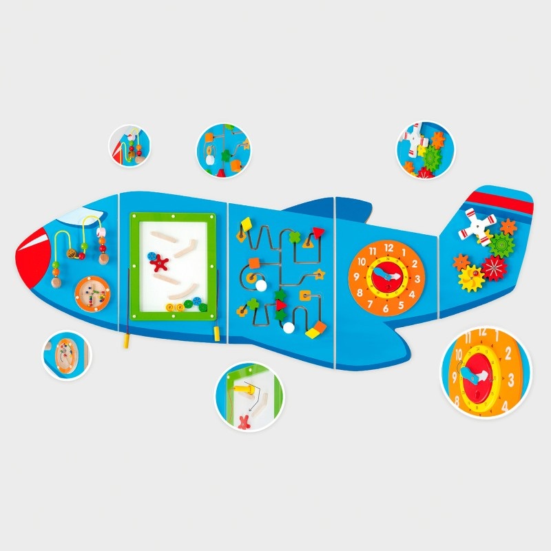 Aeroplane Activity Wall Toy Panels