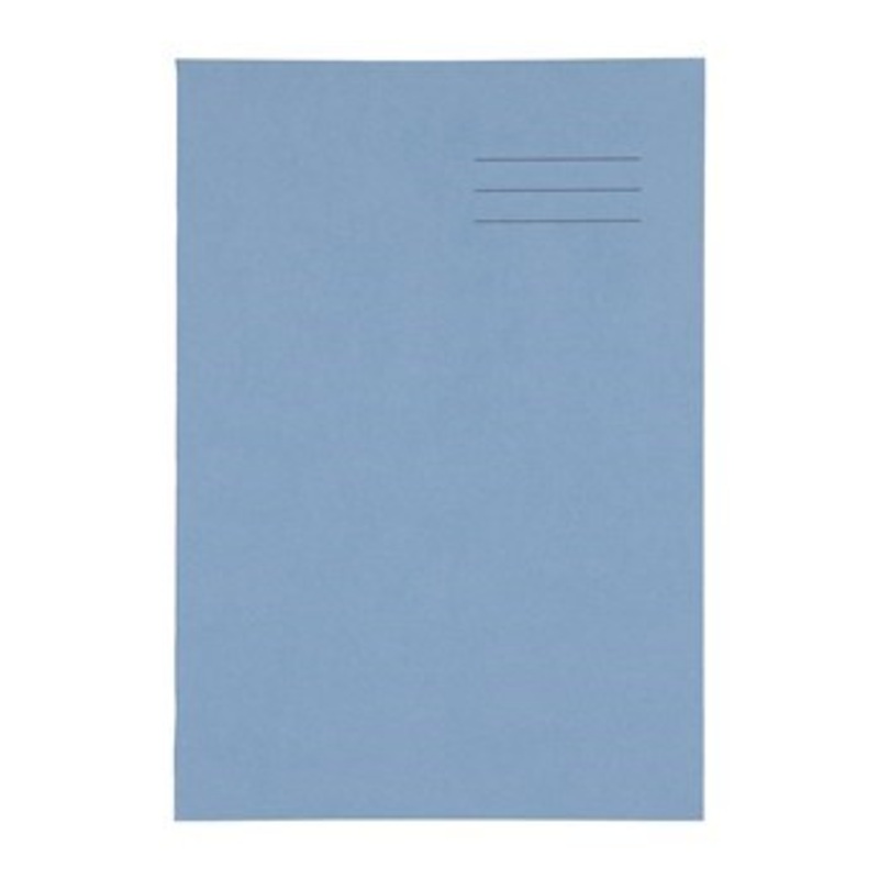Classmaster A4 Exercise Book 64 Page, 8mm Ruled With Margin, Light Blue  Pack of 50
