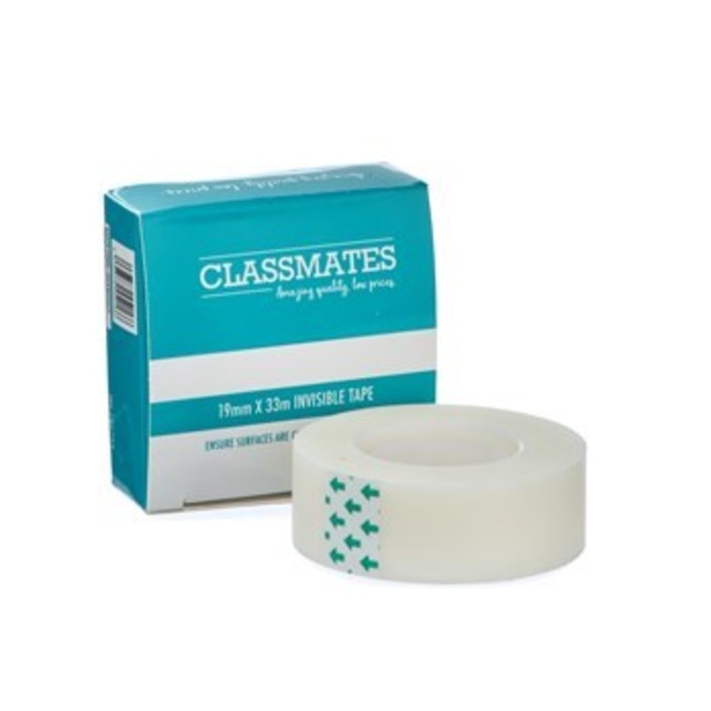 Classmates Invisable Tape 19mm X 33m