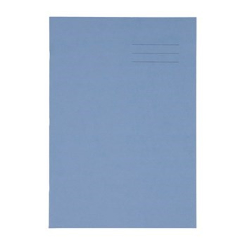 A4 Exercise Book 32 Page, Top Half Plain / Bottom 15mm Ruled, Blue  Pack of 100