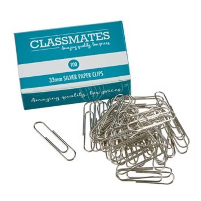 Classmates Paperclips 33mm P100x10