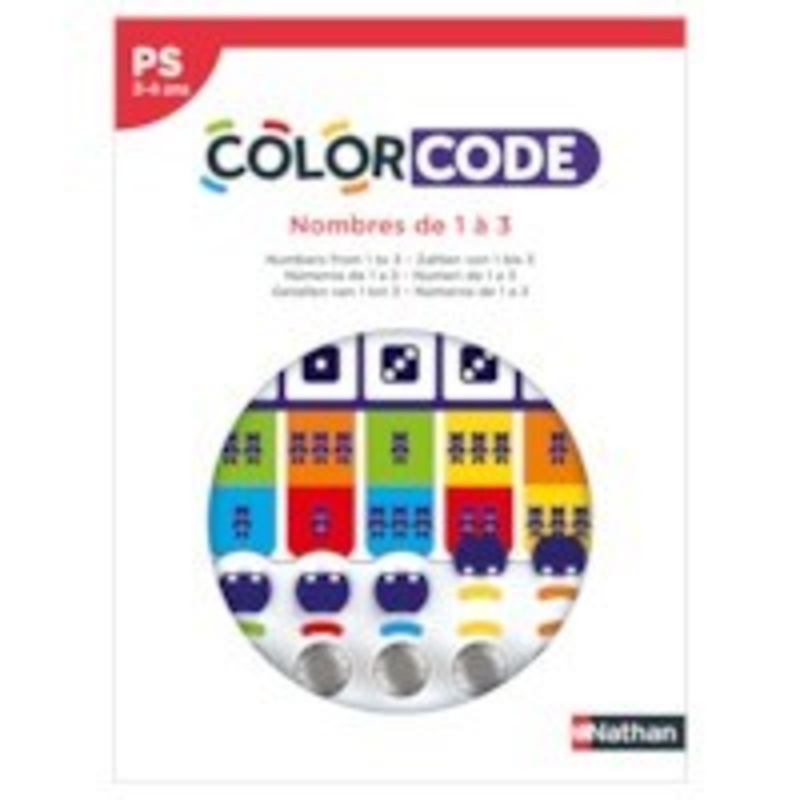ColorCode  Numbers 1 to 3
