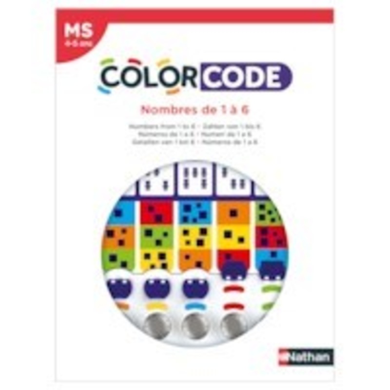 ColorCode  Nunmbers 1 to 6